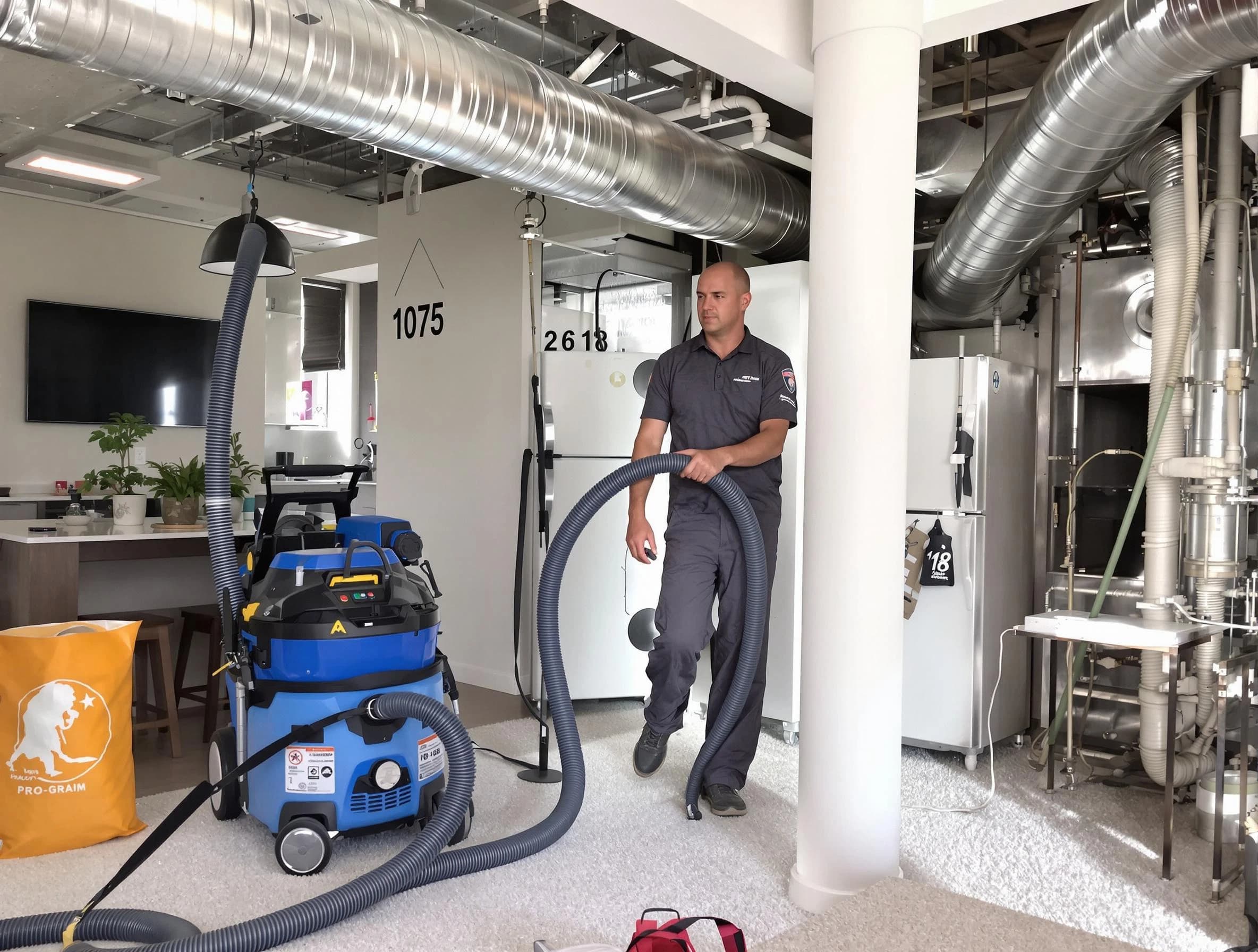 Guadalupe Air Duct Cleaning expert performing detailed indoor duct cleaning for improved air quality in Guadalupe
