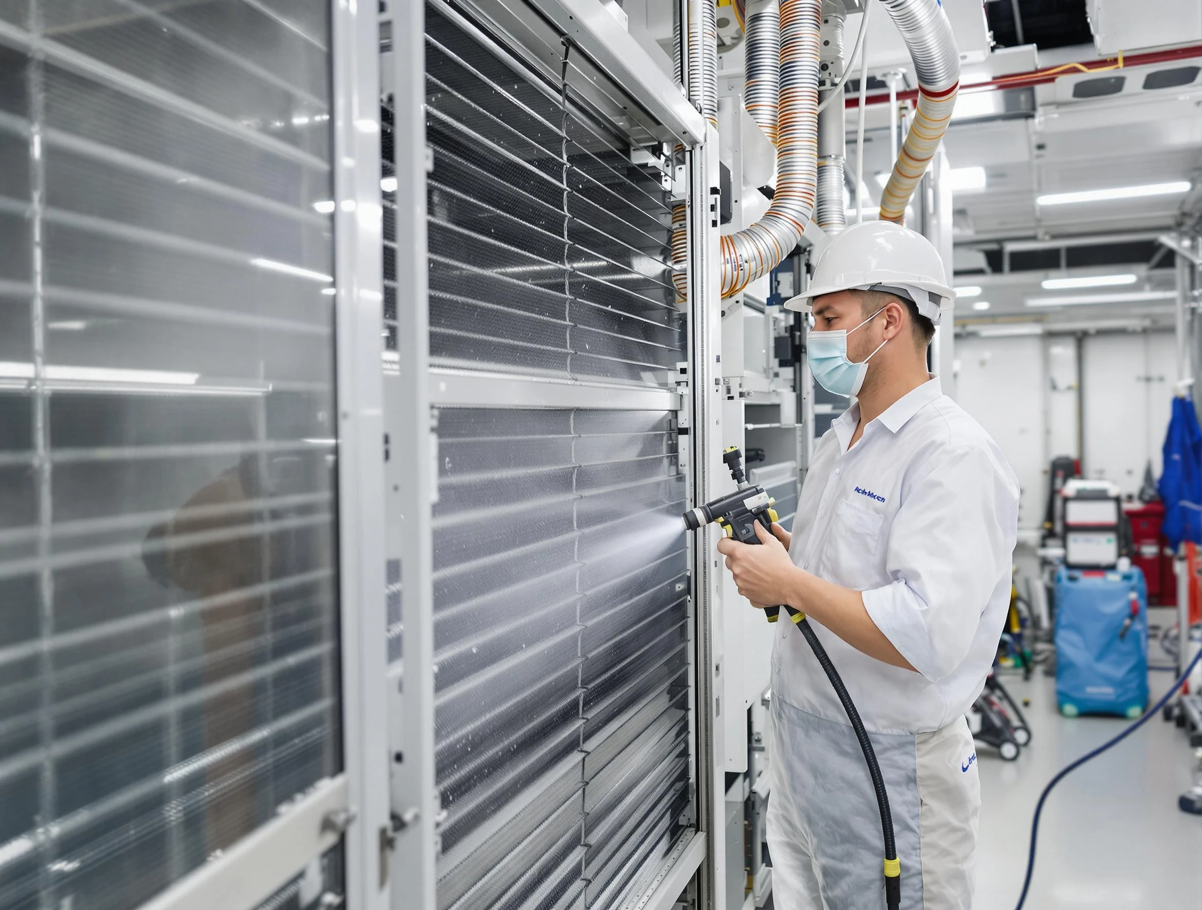 Professional AC coil cleaning by Guadalupe Air Duct Cleaning in Guadalupe