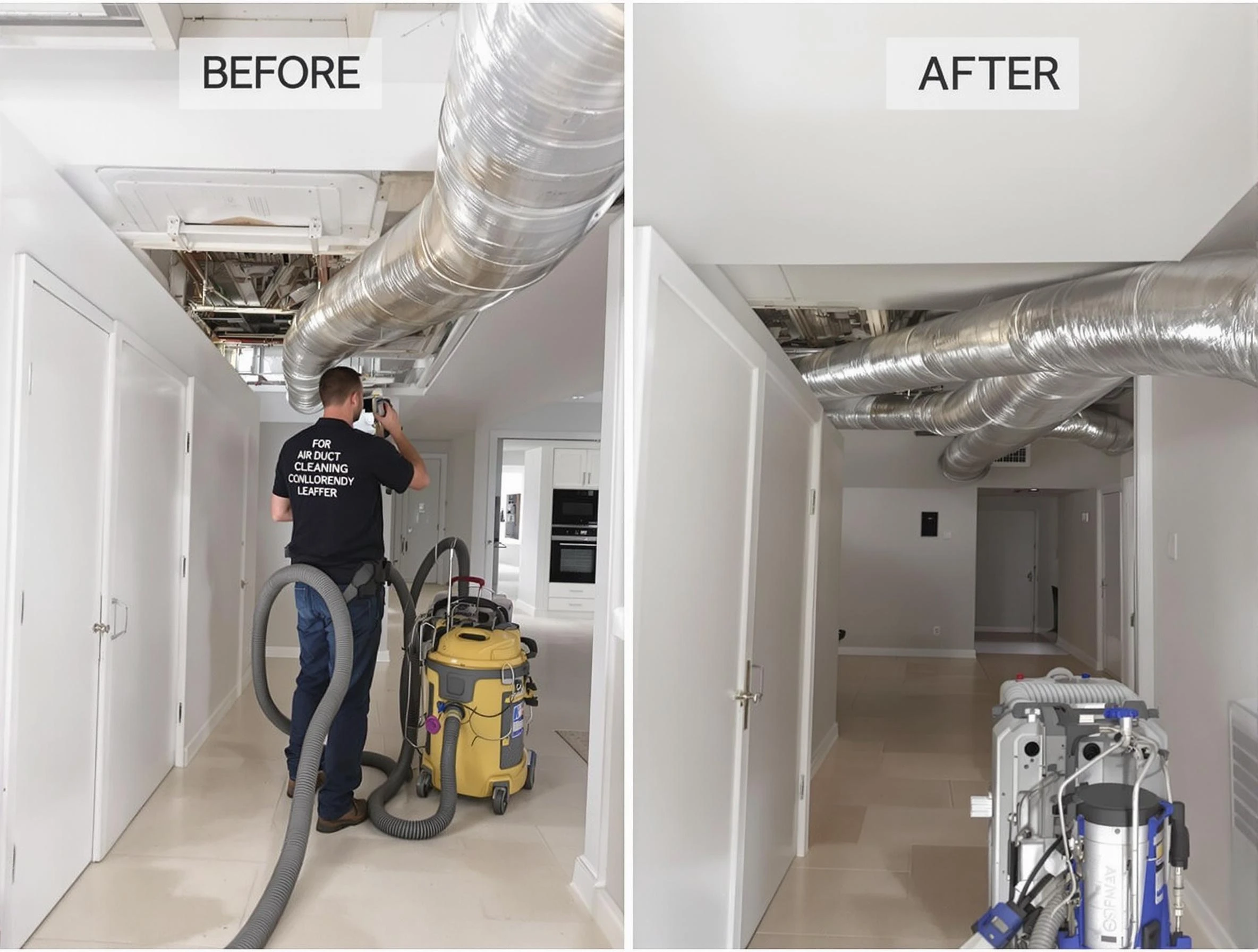 Guadalupe Air Duct Cleaning professional performing thorough air duct cleaning in Guadalupe