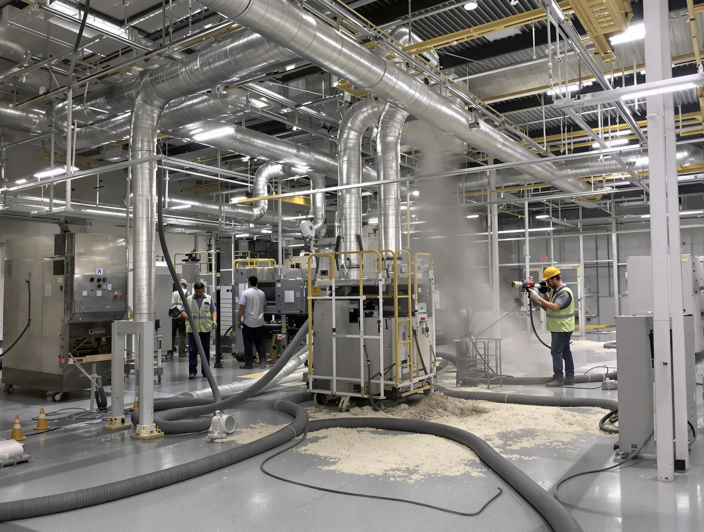 Heavy-duty industrial duct cleaning by Guadalupe Air Duct Cleaning in Guadalupe